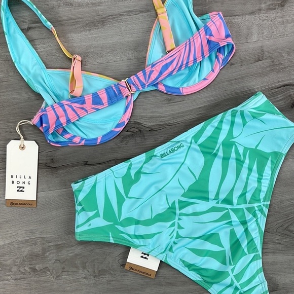 ☀️BILLABONG☀️ MYSTIC BEACH CHLOE MYSTIC BEACH HI MAUI BIKINI SET - Picture 11 of 15